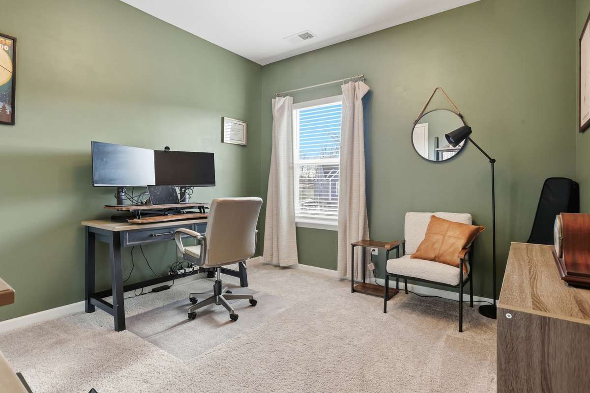 3rd bedroom upstairs. Currently used as an office.
