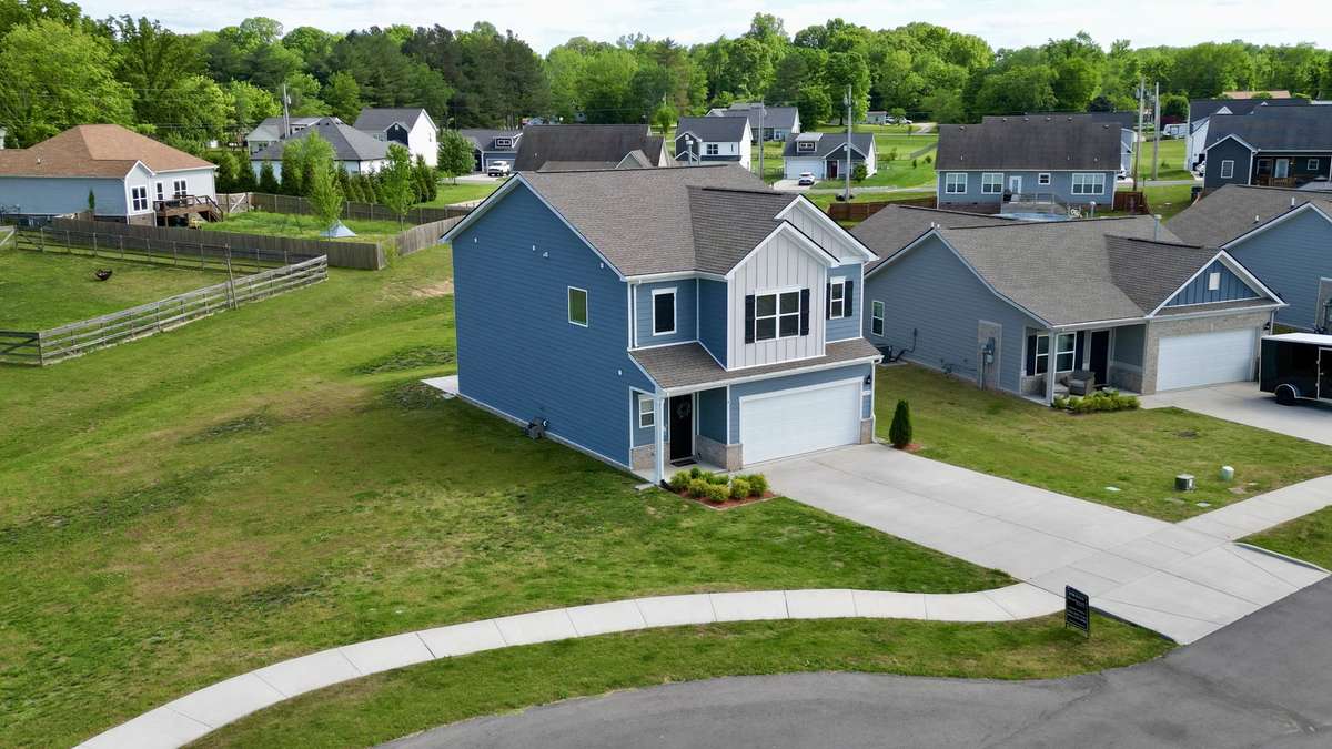 Super large yard.