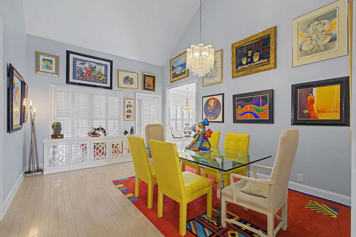 Formal dining room.