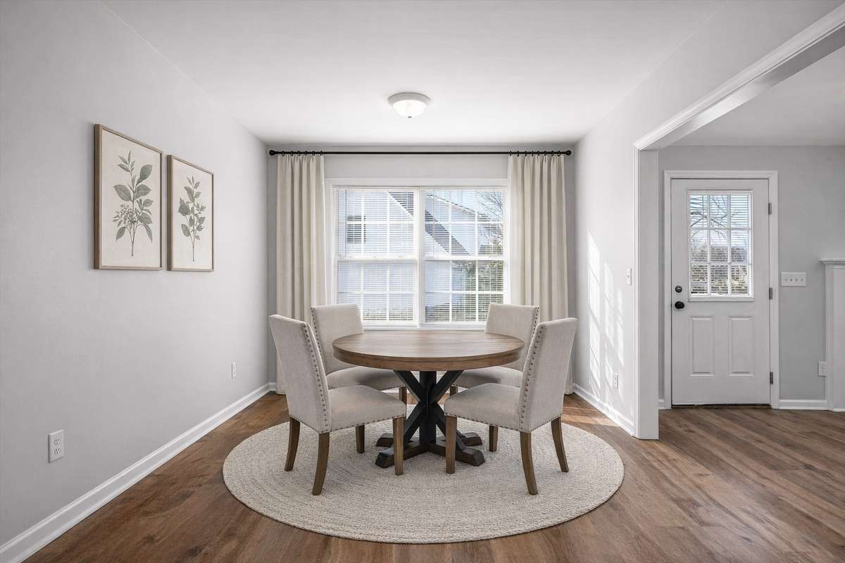 Virtual Staged Breakfast area