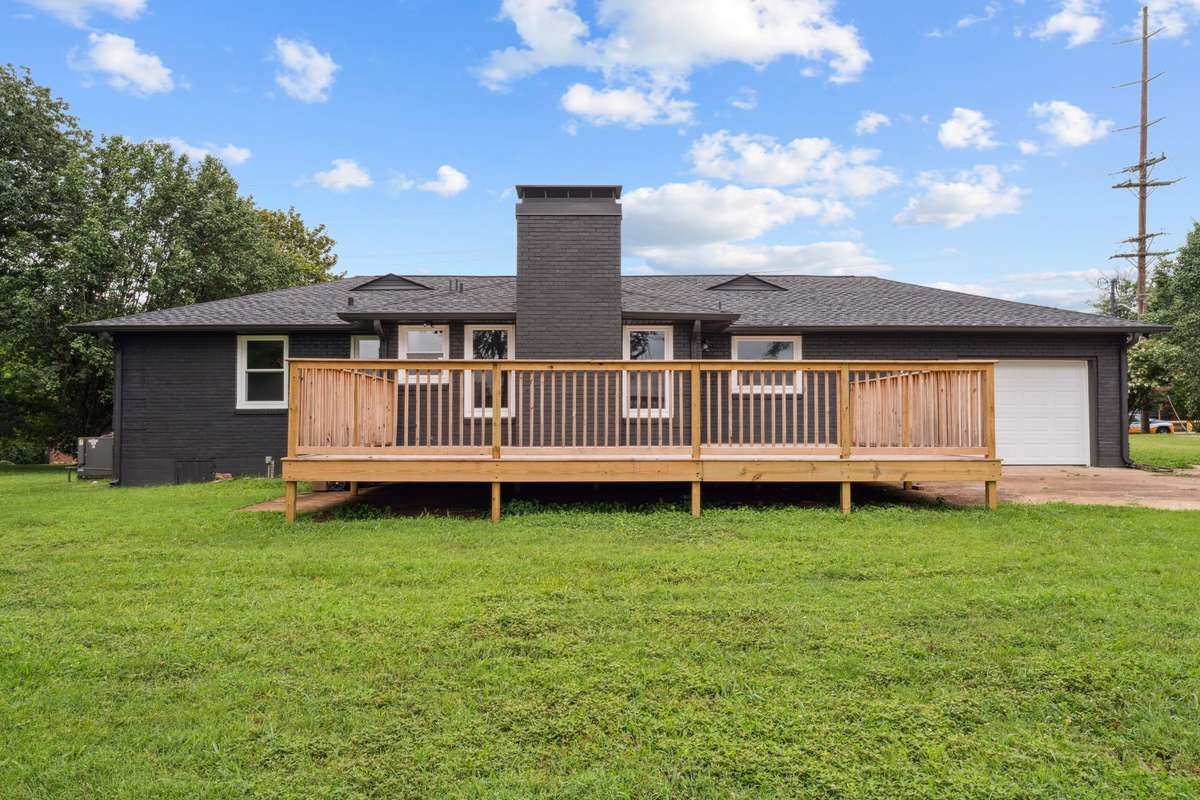 Huge Back Deck.  Room for a pool or Additional Dwelling Unit