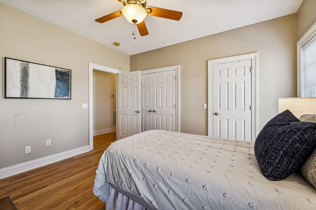 Secondary Bedroom with kitchenette behind the closet doors
