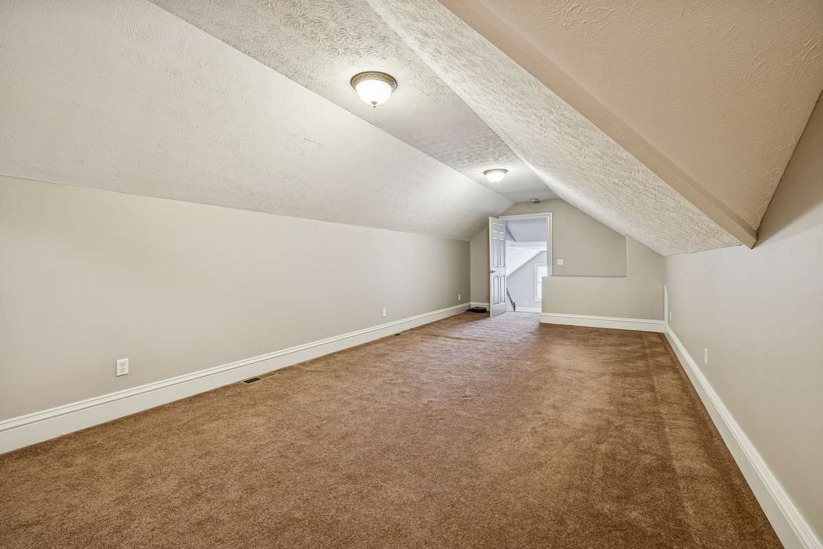 Another view of upstairs optional room
