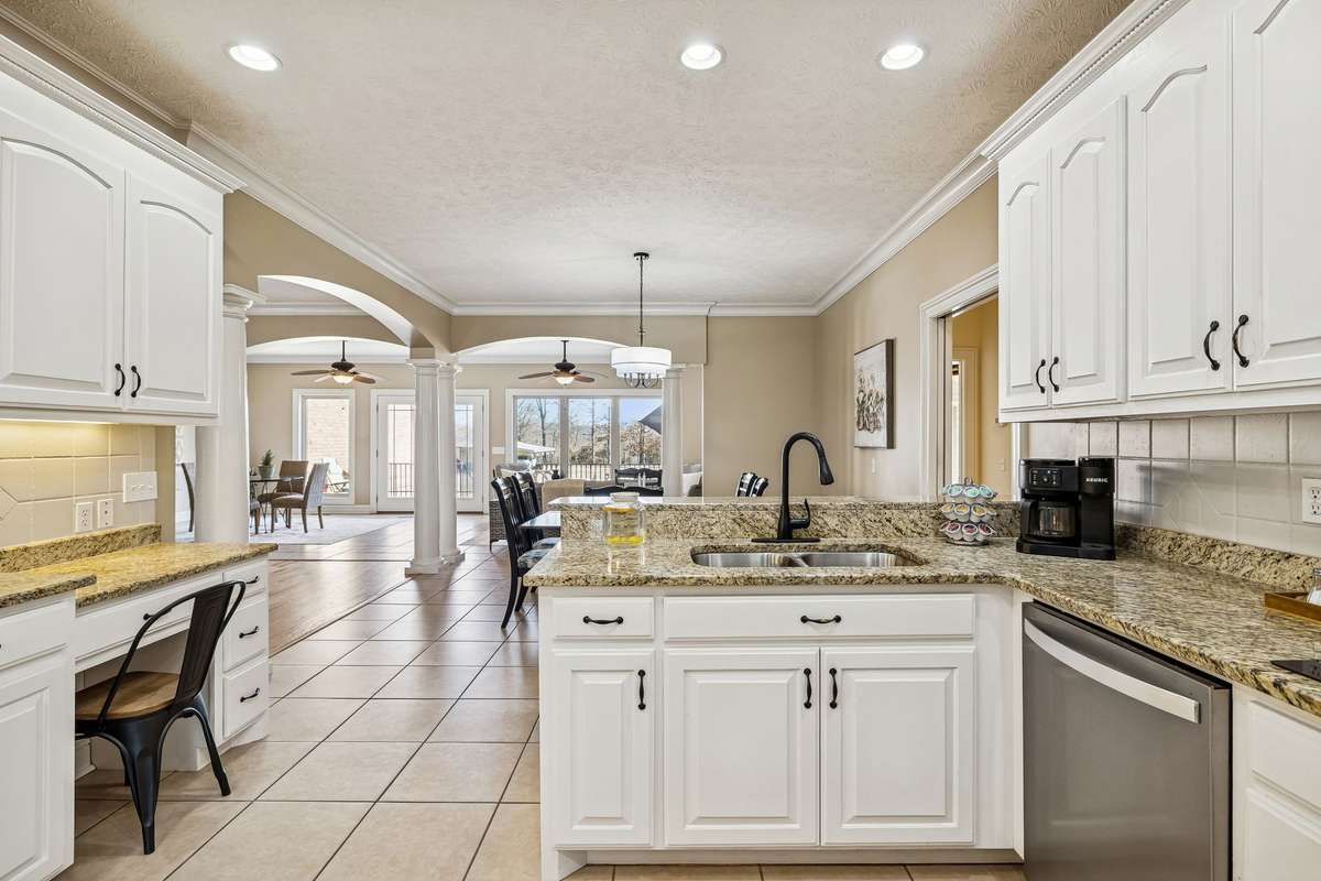 Lots of Workspace in this kitchen!