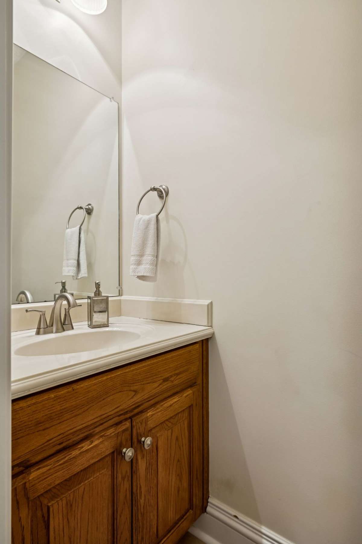 Half Bath located across from laundry room