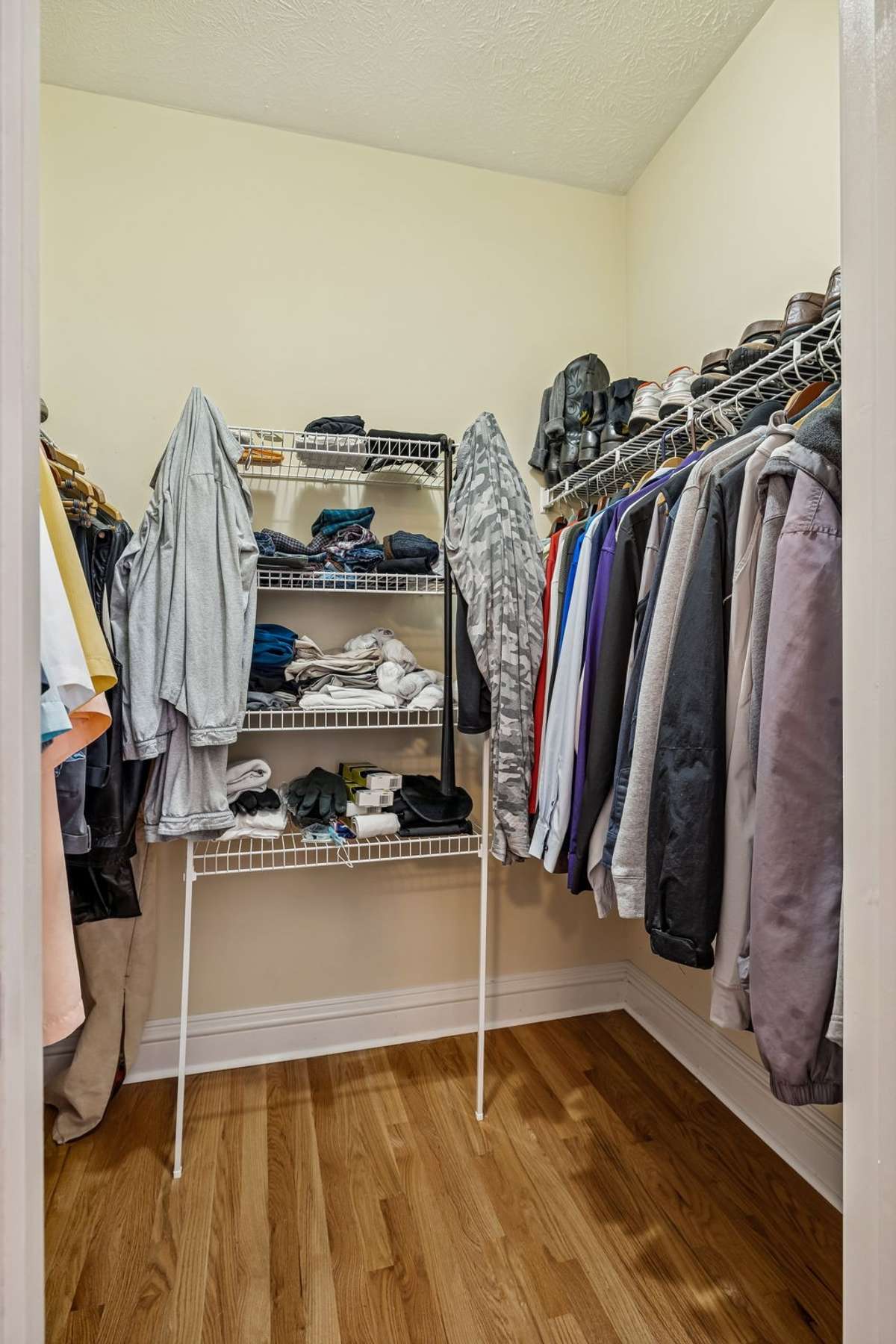 Large Walk-in closet in secondary bedroom with kitchenette