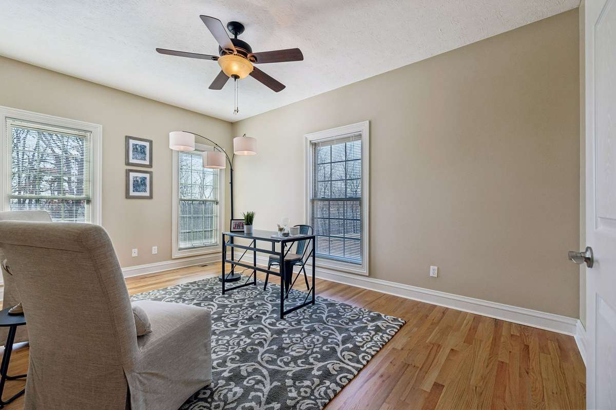Office is located near Primary Suite