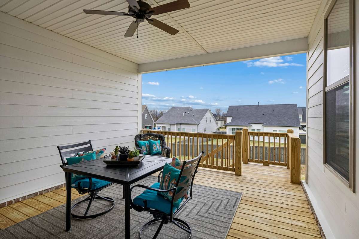 Big Covered Back Porch