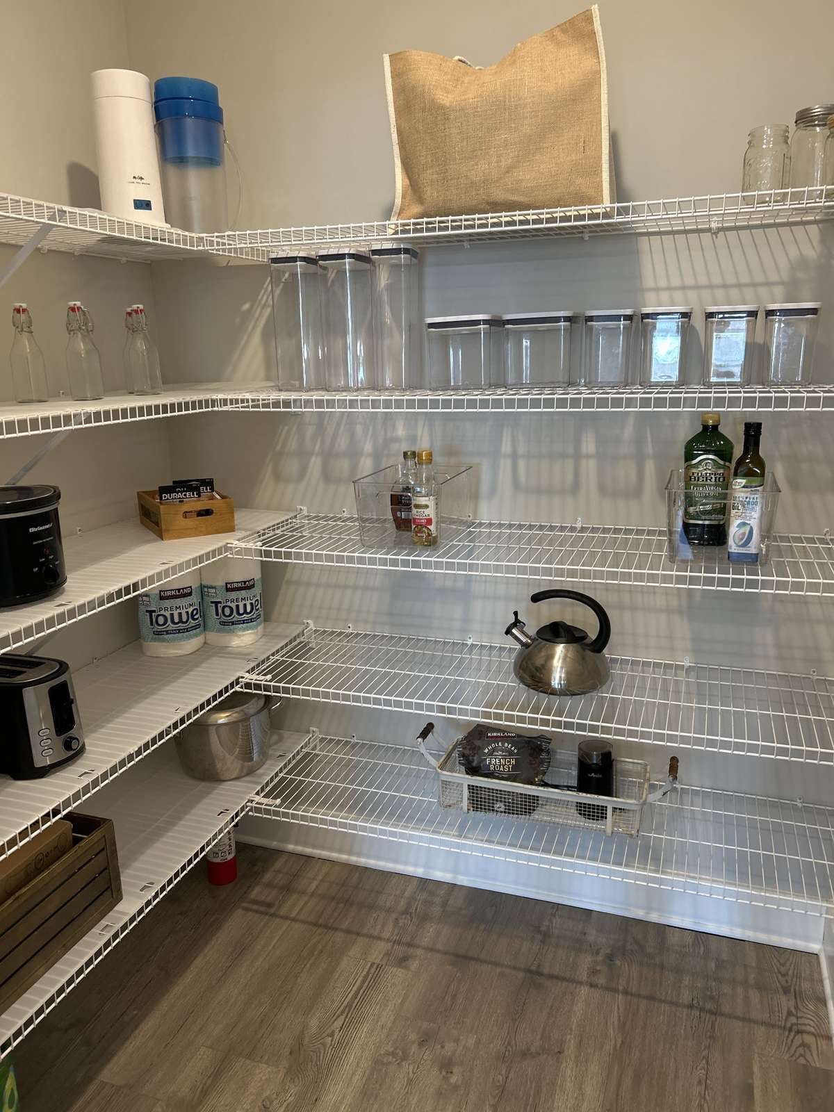 Huge walk-in pantry