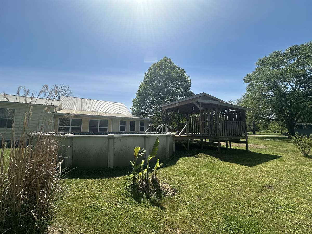 View from corner of back lawn