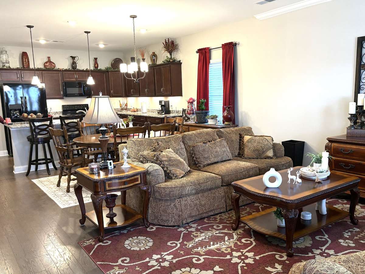 Open Floor layout is just right for staying connected