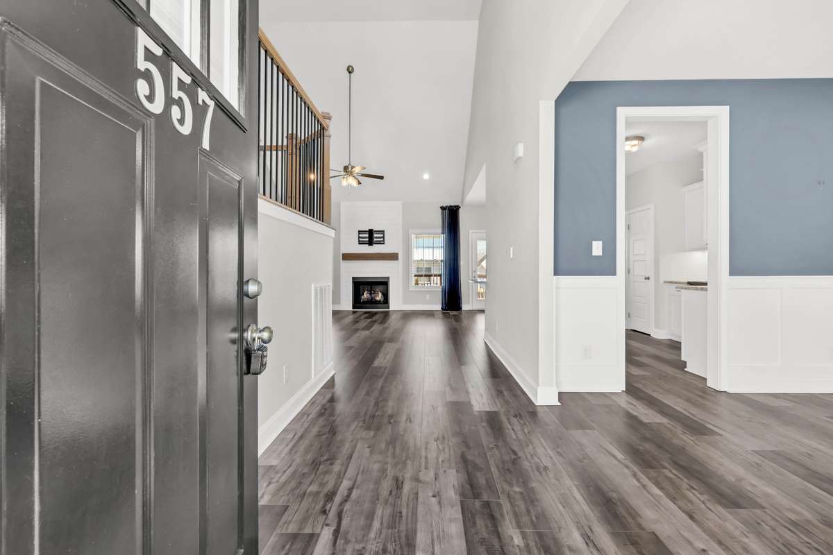 This entry sets the tone for the entire home—bright, welcoming, and thoughtfully designed for both everyday living and entertaining.