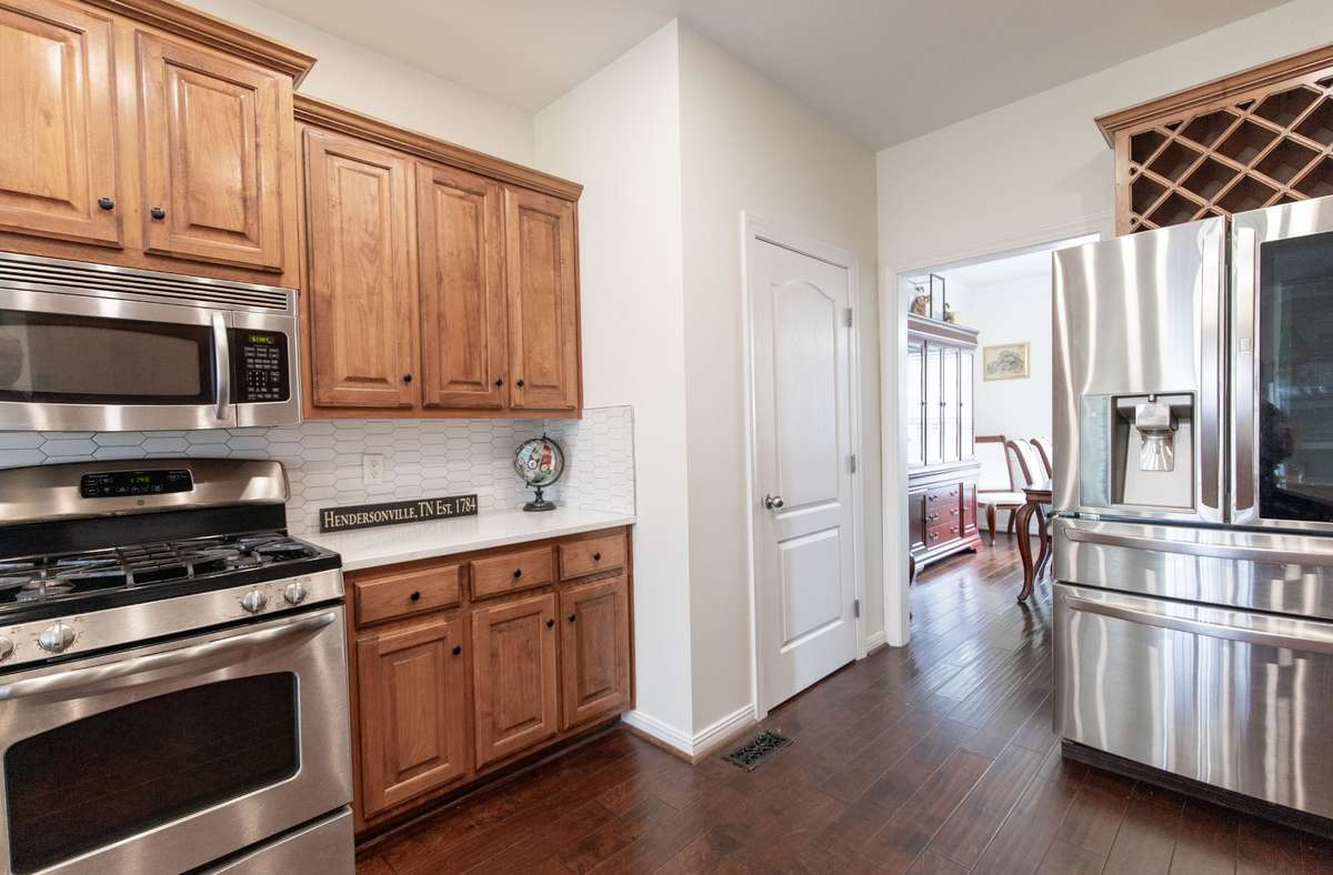Huge pantry behind door