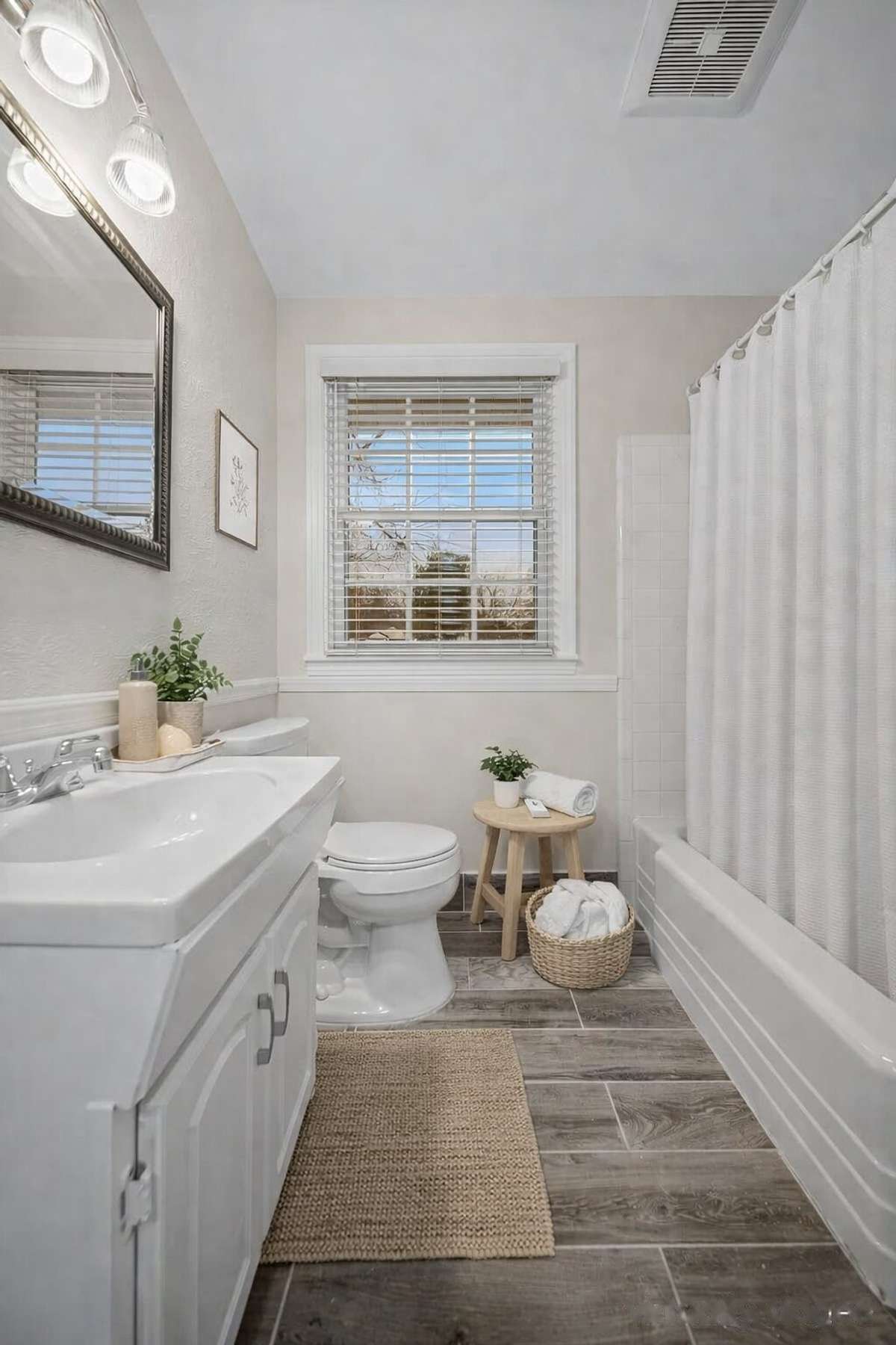 Main Bathroom-Virtually Staged
