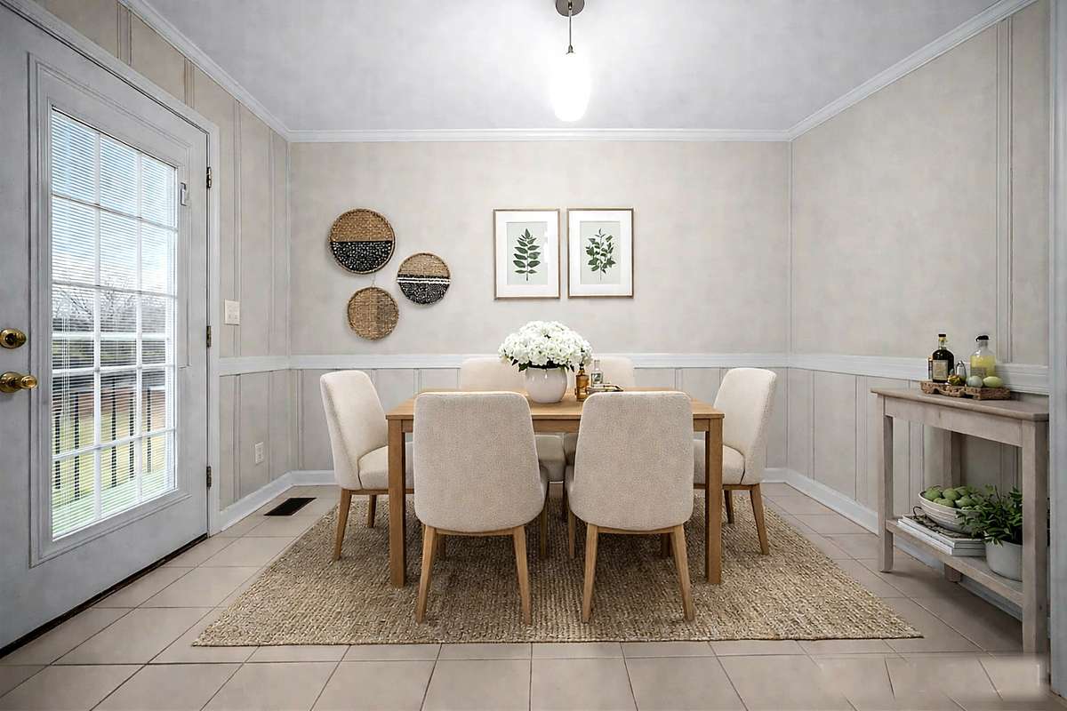 Dining Room-Virtually staged
