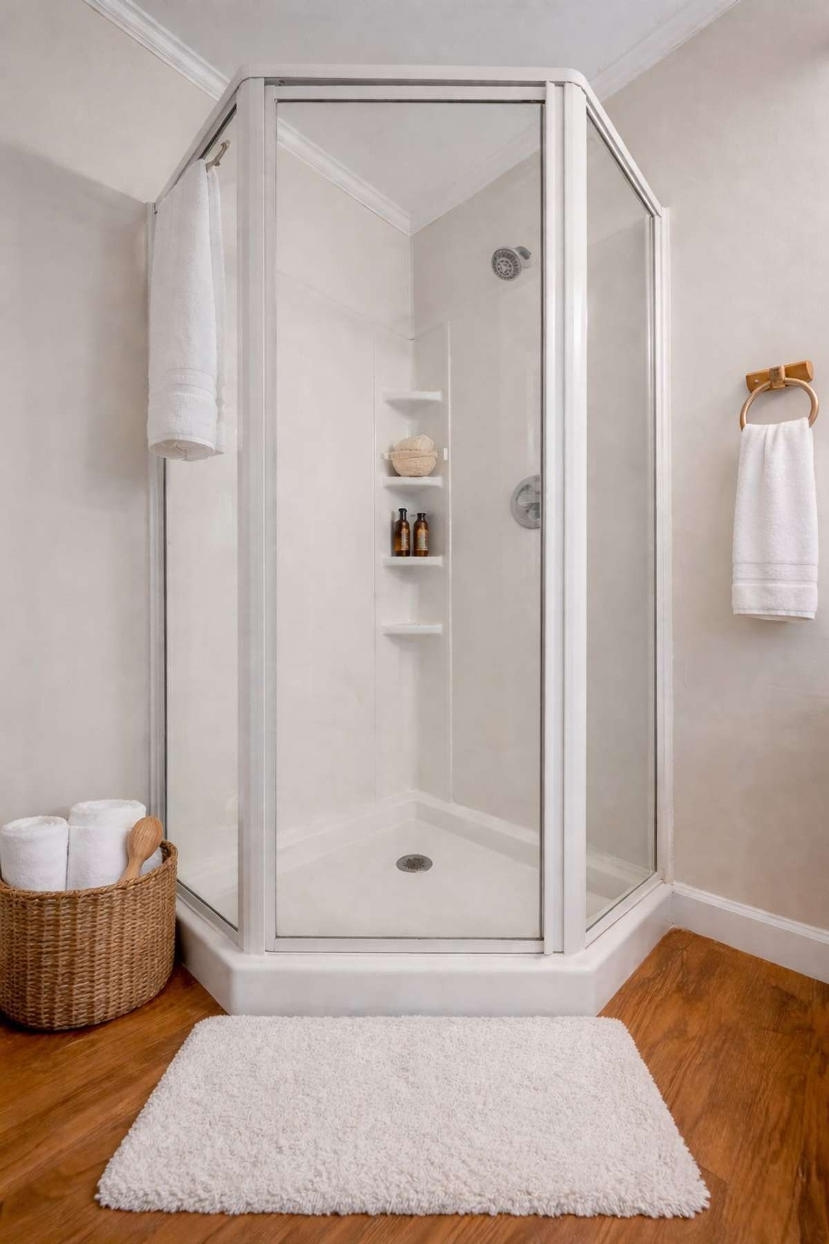 Master Shower-Virtually Staged