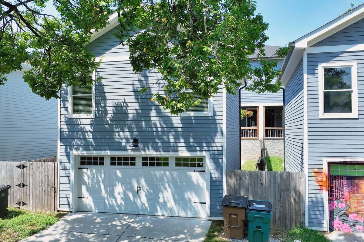 Two car garage with alley access