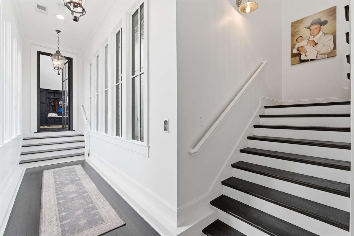 Stairs up to bonus area