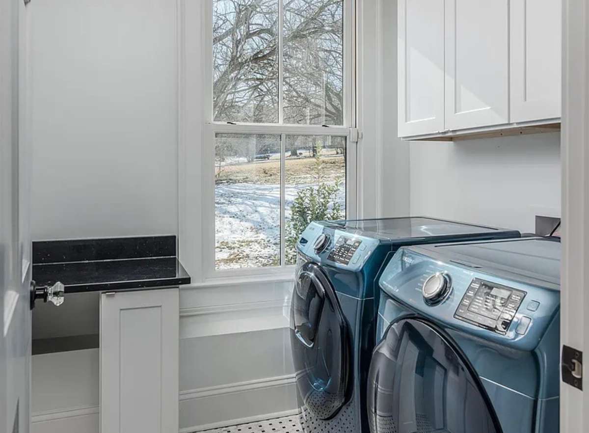 Laundry room on main level