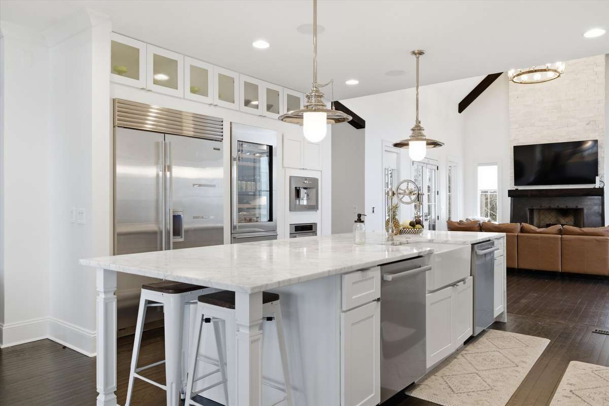Oversized kitchen Island
