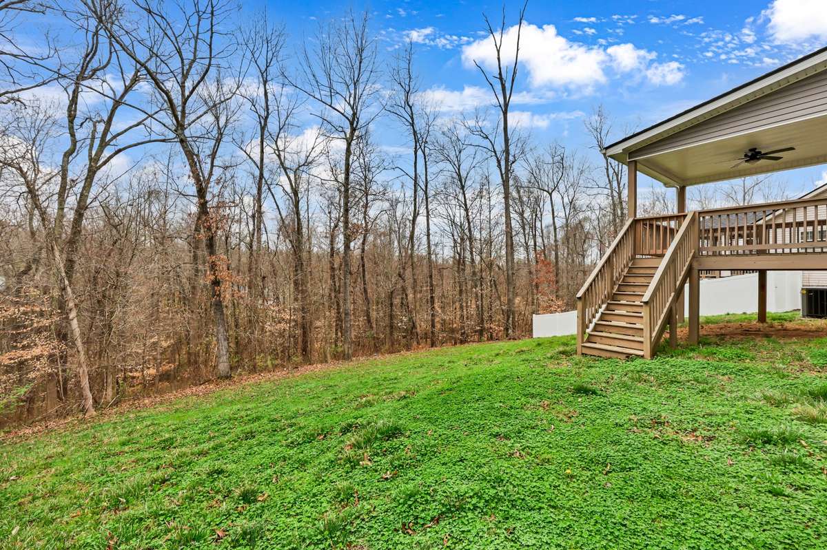 Private woods to the rear. No homes looking back at you!