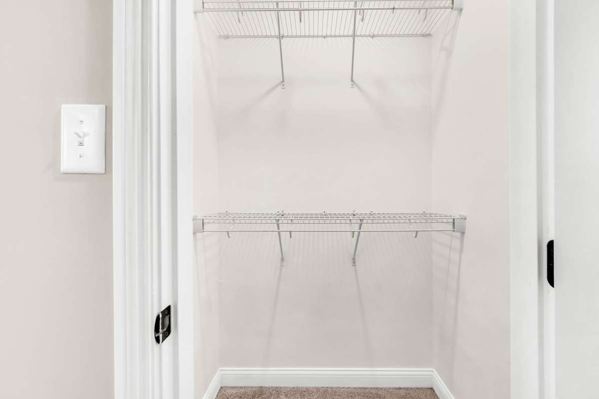 Second closet in primary suite