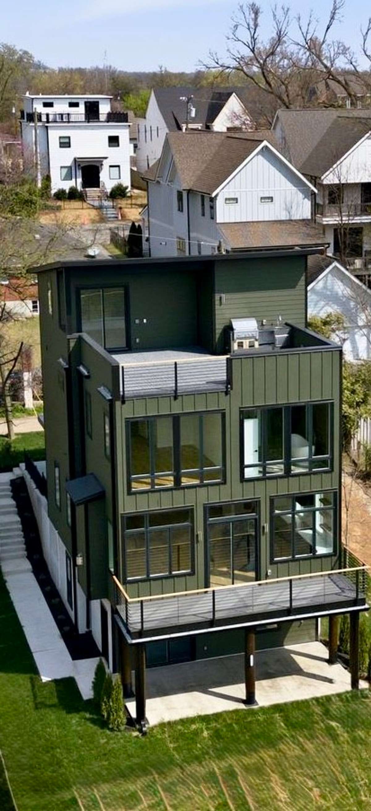 Hillside living with panoramic views of the park, river, and Downtown Nashville, a rare opportunity to feel this connected to nature while staying moments from the city.