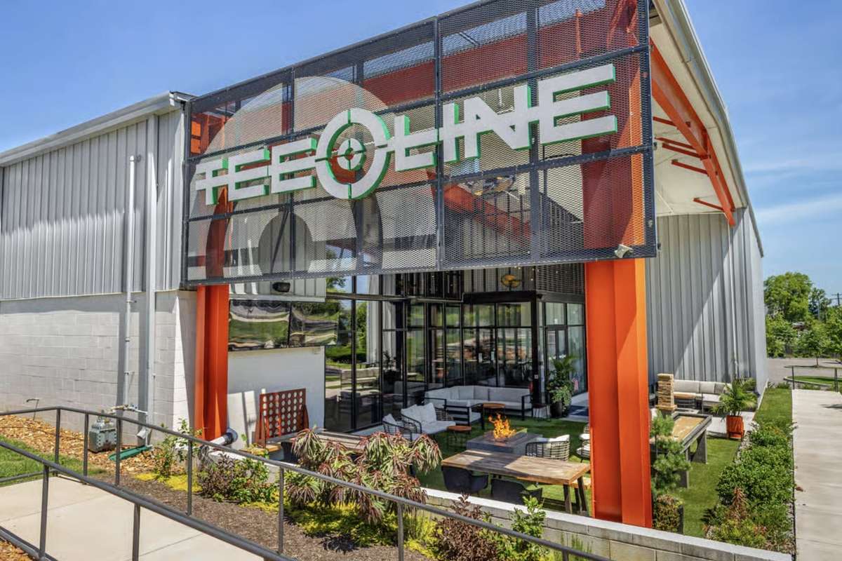 Tee Line, one of Nashville's most interesting entertainment venues, is only 5 blocks away from these Airbnbs.