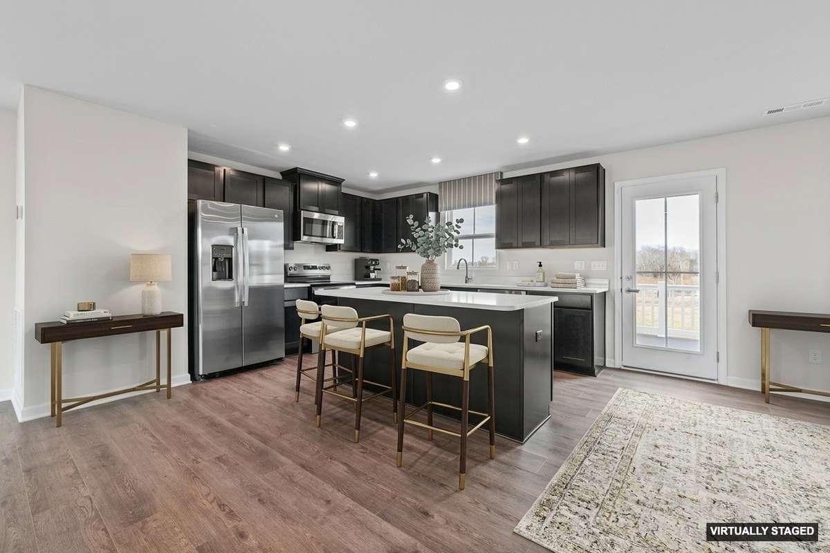 Modern Kitchen area 
Digitally staged image