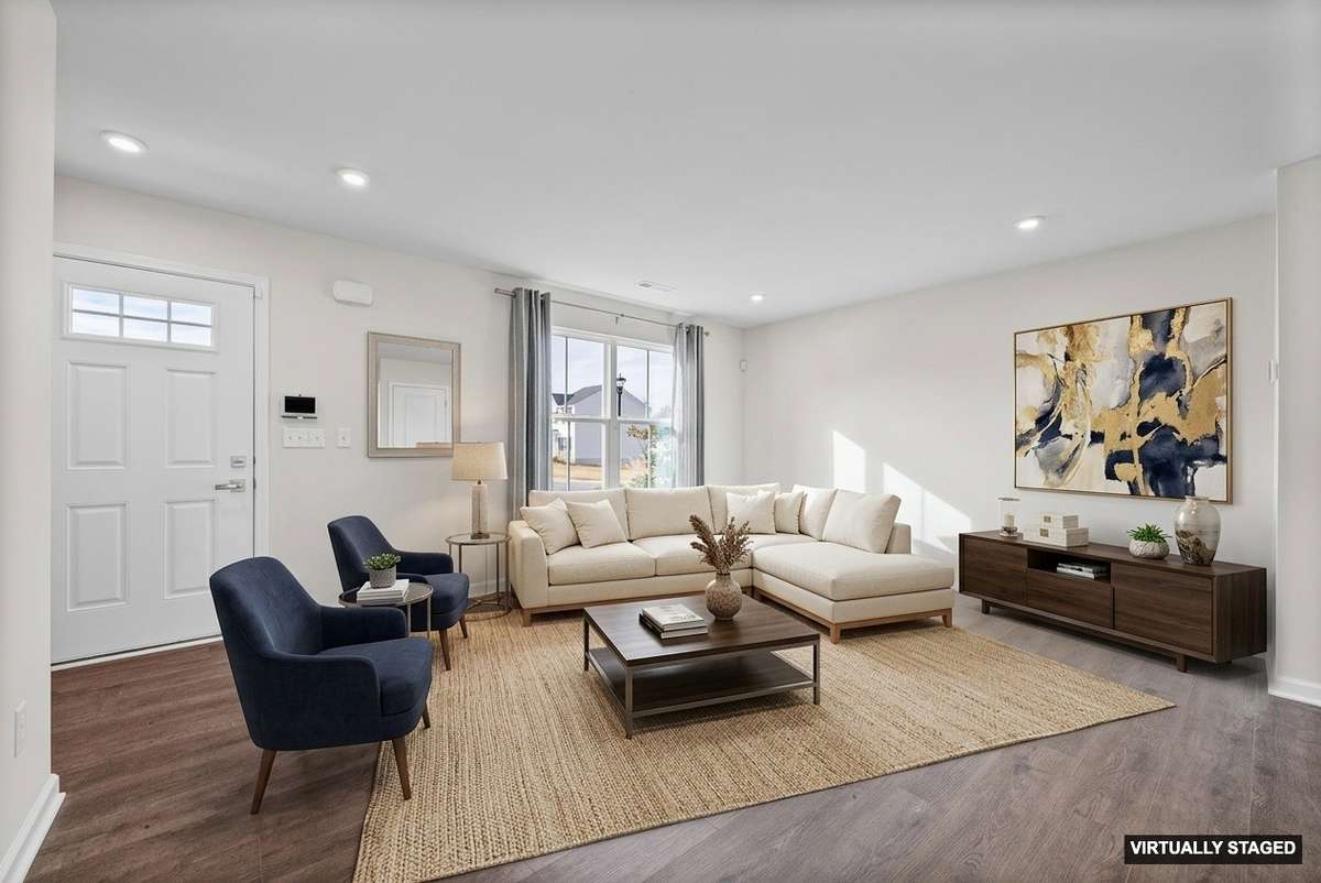 Modern Living room 
Digitally staged image
