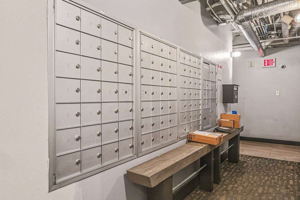Central Mailbox located on 1st floor