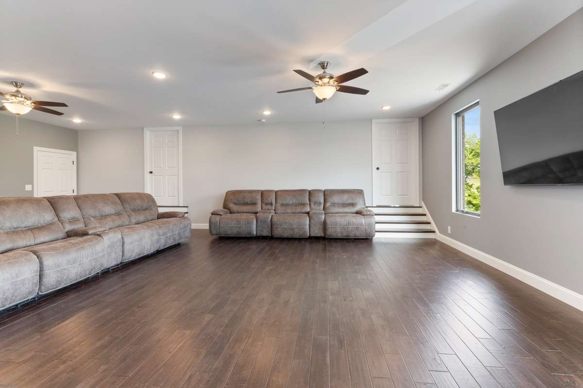 Upstairs living space