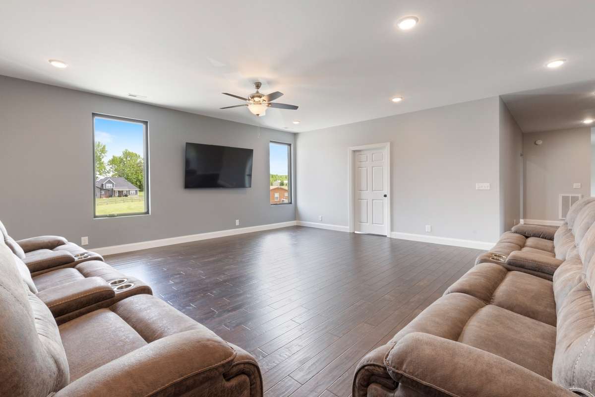 Space for the whole family with this second living space upstairs