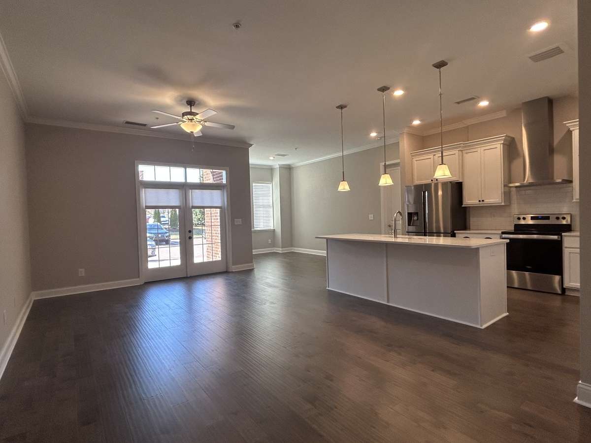 Fabulous open floor plan offers unlimited decorating potential. 10 foot ceilings 8 foot doors and this corner unit has numerous windows letting in loads of natural light.