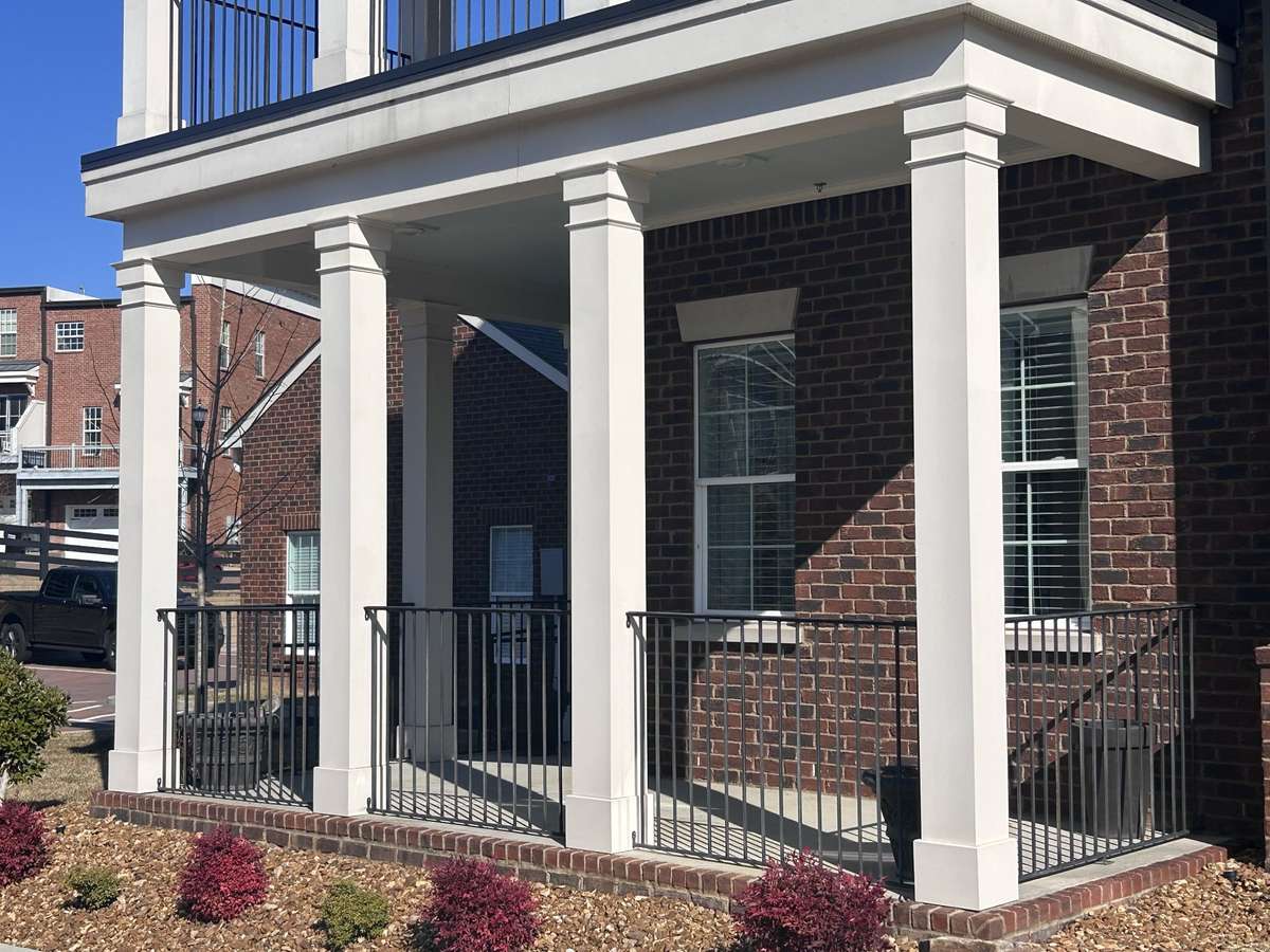 Covered wrap around patio