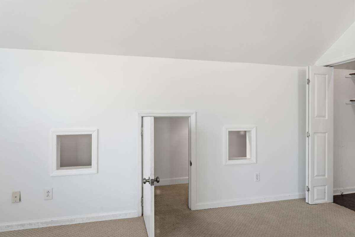 This is a long narrow closet that was used as a playhouse and reading nook. also would be great for storage.
