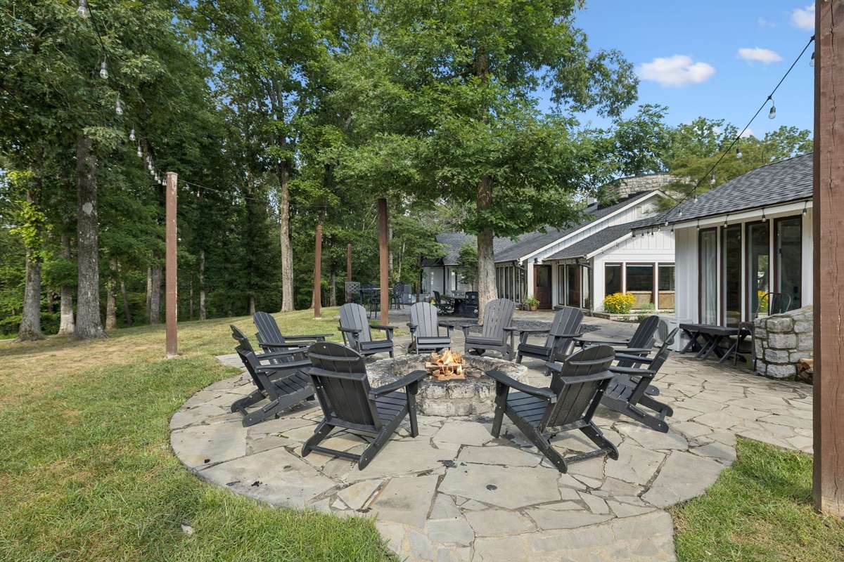 Family fire pit area!
