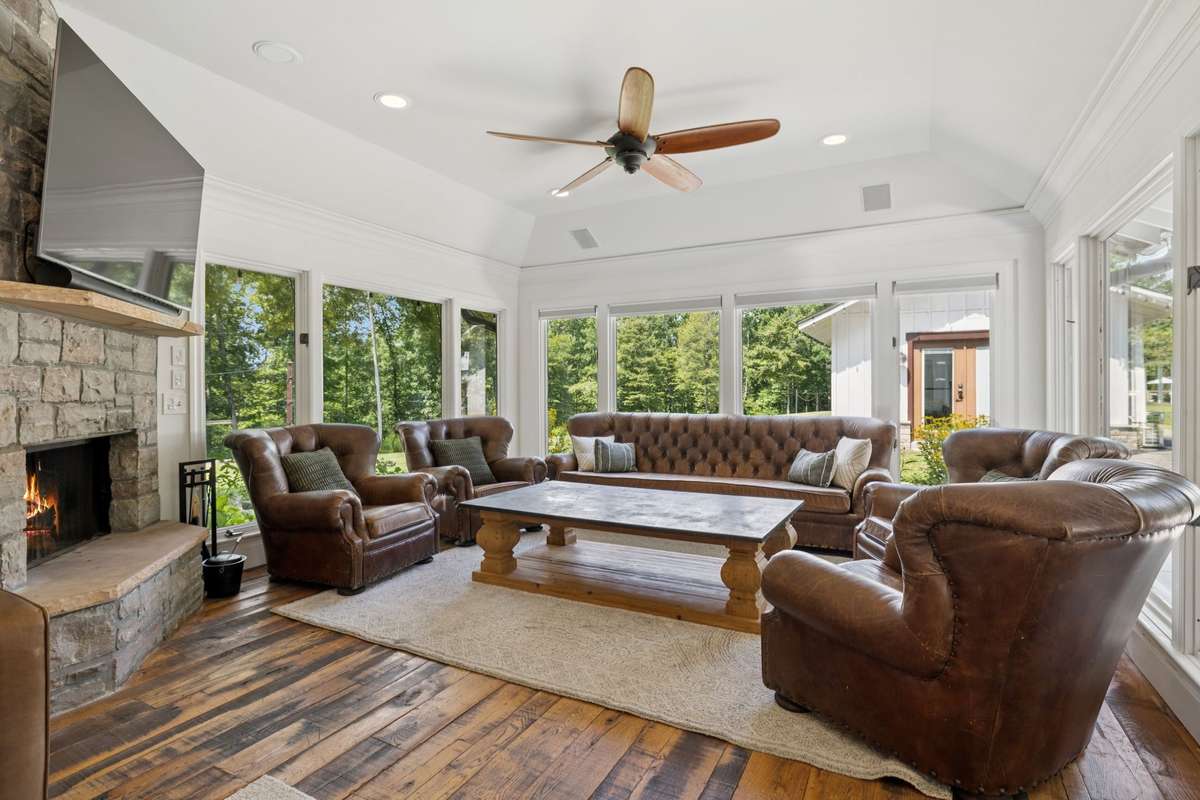 Family gathering space designed for family time in mind.