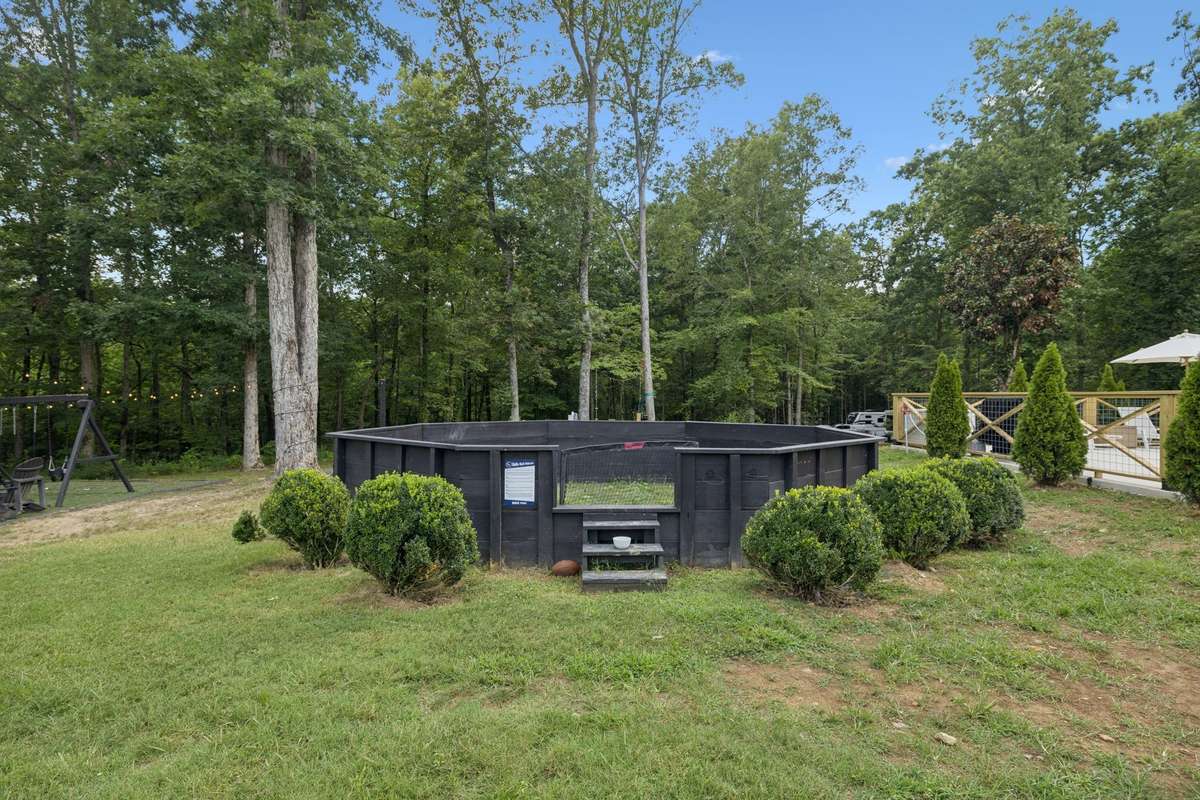 Outdoor family fun zone.