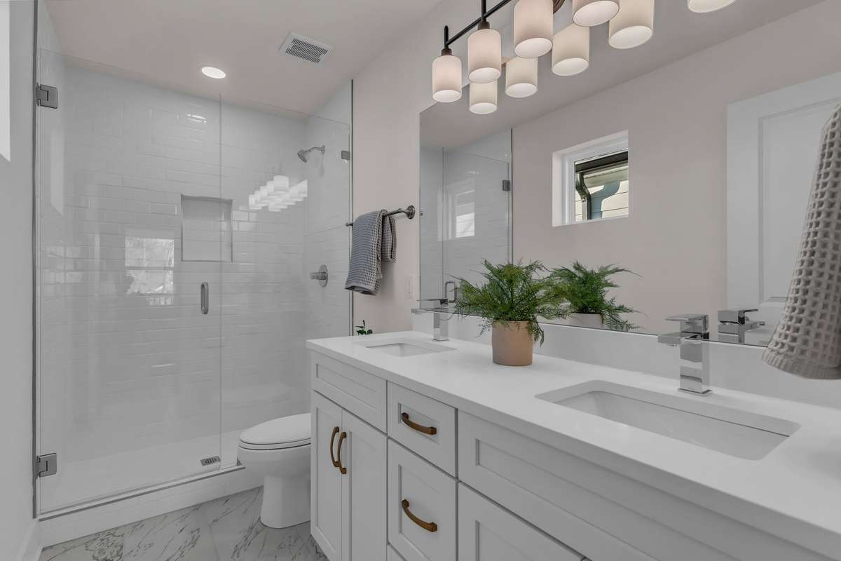 Primary Bathroom with spa like appeal.