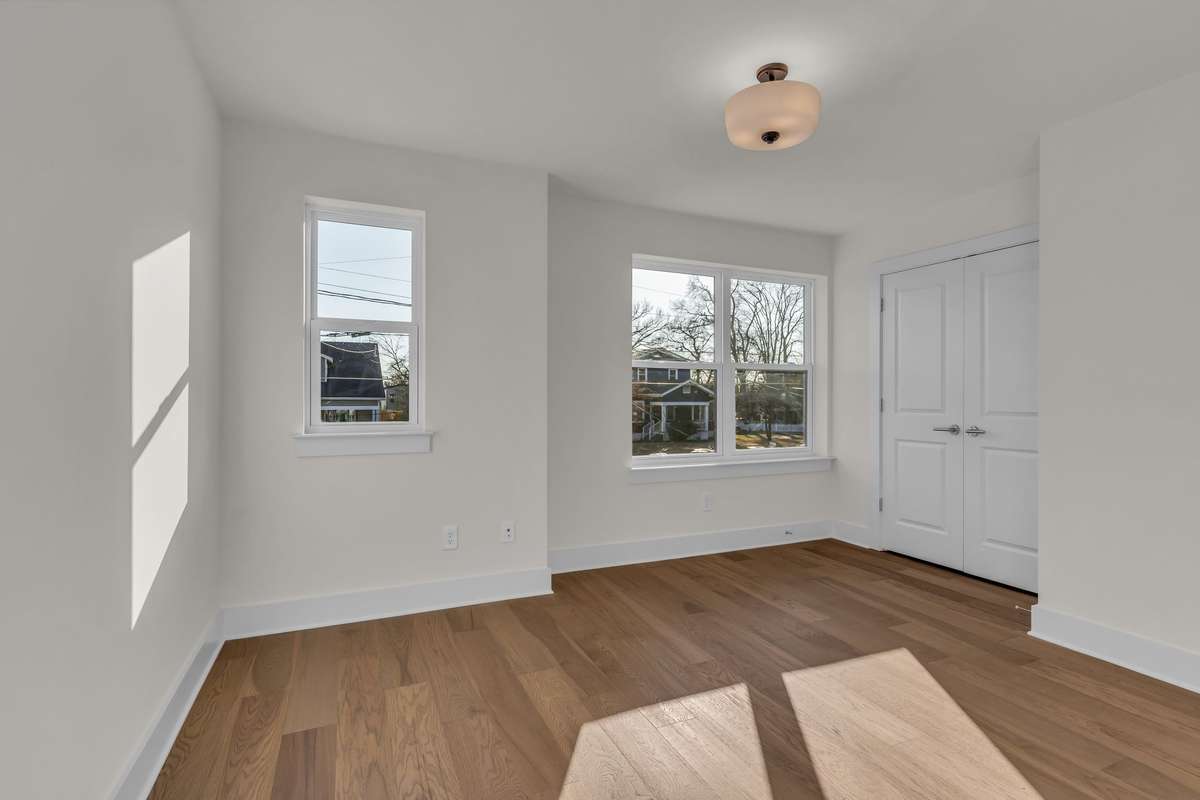 Hardwood flooring thought the home.