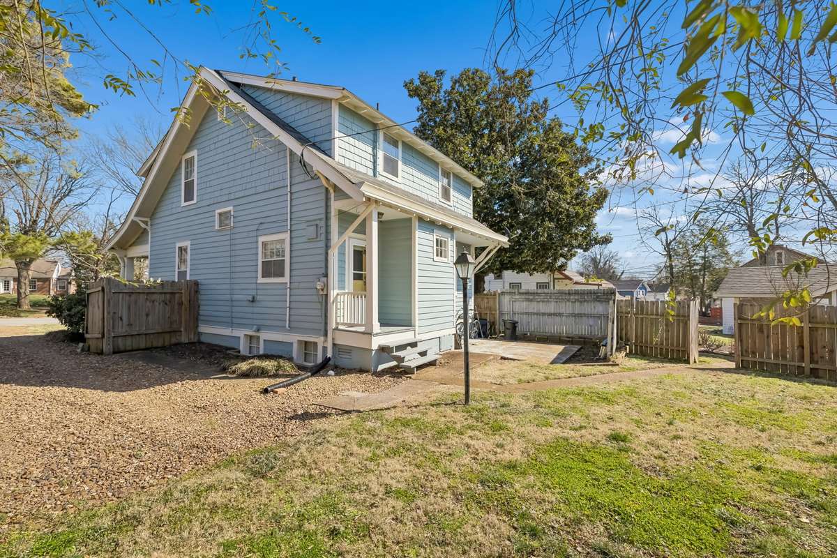 main home backyard fenced and ready for your family