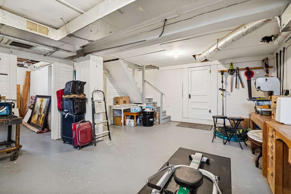 Basement offers expansion space for whatever you choose with door to exterior (would offer separate entrance)