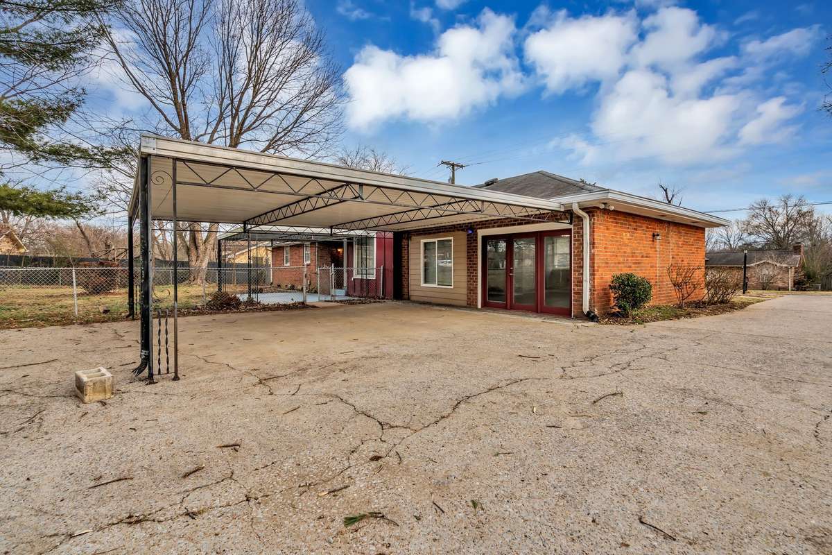 Nice level yard