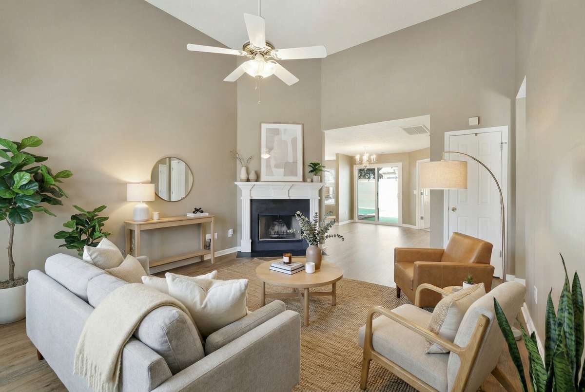 *Staged living room*