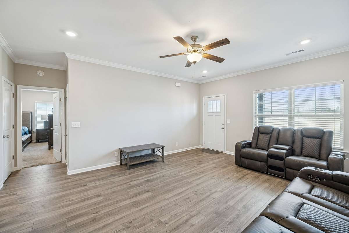Durable, luxury vinyl plank flows throughout the main level common areas! 501 Ruby Cate Way, Murfreesboro, TN 37128