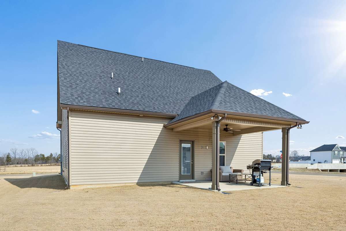 Covered back porch overlooking your own backyard! 501 Ruby Cate Way, Murfreesboro, TN 37128