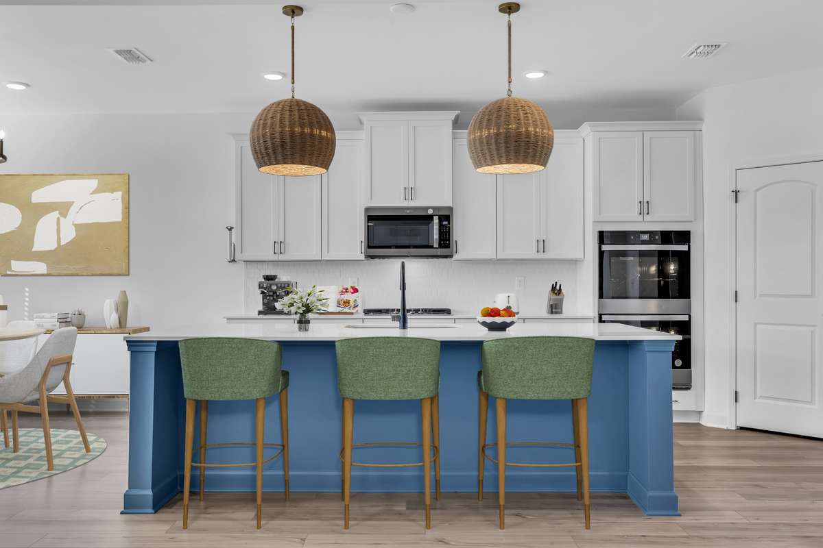 Kitchen virtually staged