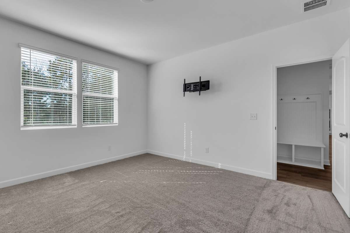 Downstairs bedroom. Ideal for guests because there is a full bath adjacent.
