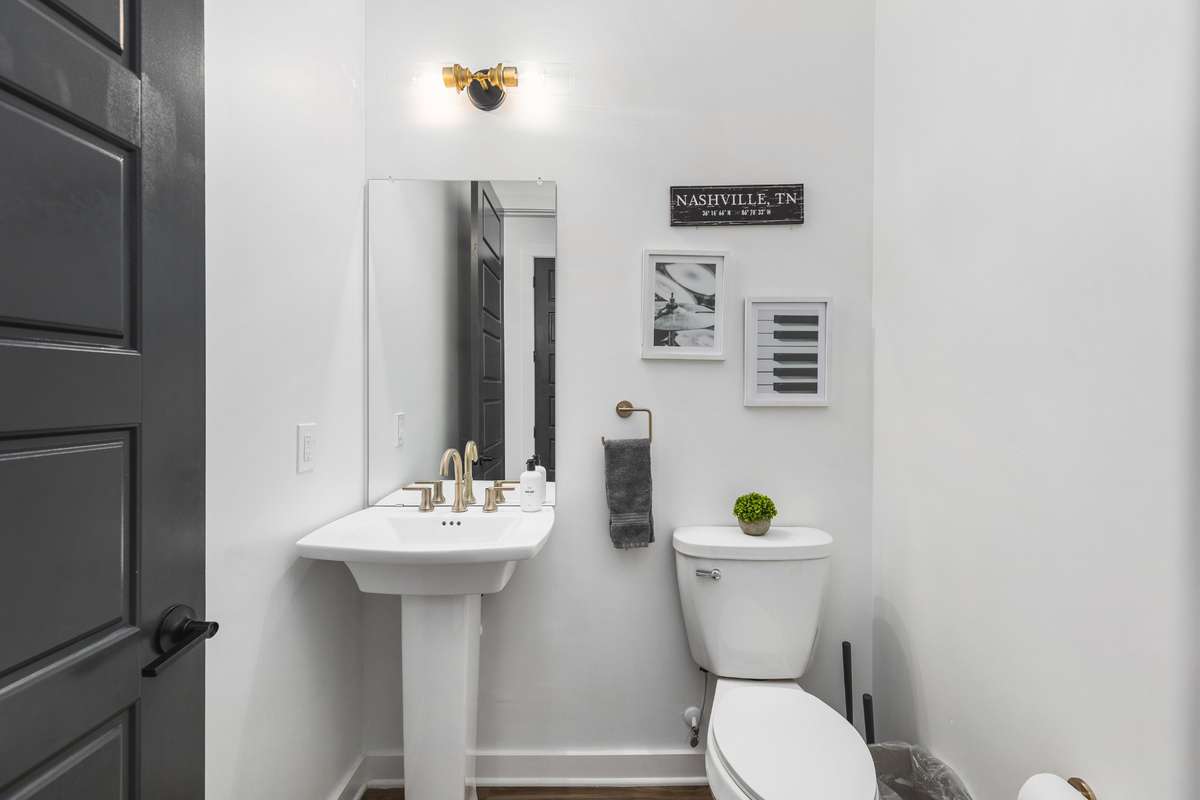 Half bath on main level